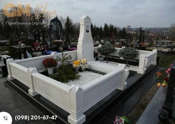 меморіальний комплекс з мармуру жінці PF-13